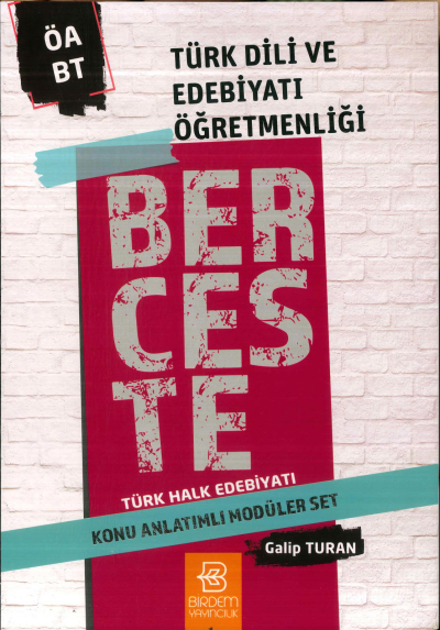 BERCESTE TÜRK HALK EDEBİYATI KONU ANLATIMI MODÜLER SET Fenomen Fotokopi - YKS - KPSS - ALES