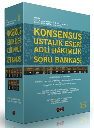 Savaş 2024 Adli Hakimlik KONSENSUS Ustalık Eseri Soru Bankası Modüler Set 19. Baskı - Ahmet Nohutçu Savaş Yayınları Fenomen Fotokopi - YKS - KPSS - ALES