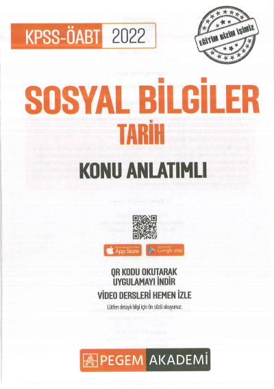 SOSYAL BİLGİLER TARİH KONU ANLATIMLI Fenomen Fotokopi - YKS - KPSS - ALES