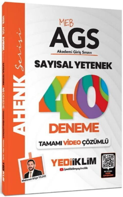 2025 MEB AGS Sayısal Yetenek 40 Deneme Yediiklim Yayınları Fenomen Fotokopi - YKS - KPSS - ALES