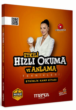 Hale Hoca Etkili Hızlı Okuma ve Anlama Teknikleri Etkinlik Kamp Kitabı Marka Yayınları Fenomen Fotokopi - YKS - KPSS - ALES