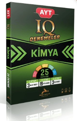 AYT IQ Kimya 25 Branş Denemesi PRF Paraf Yayınları Fenomen Fotokopi - YKS - KPSS - ALES