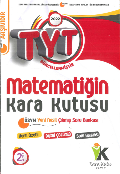 TYT MATEMATİĞİN KARA KUTUSU SORU BANKASI 2. CİLT
