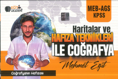 2025 MEB AGS KPSS Mehmet Eğit Haritalar ve Hafıza Teknikleriyle Coğrafya Eğit Akademi Fenomen Fotokopi - YKS - KPSS - ALES