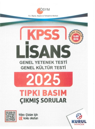 Lisans KPSS Son 5 Sınav GY-GK Çıkmış Sorular Tıpkı Basım Kurul Yayınları (2021-2025) Fenomen Fotokopi - YKS - KPSS - ALES
