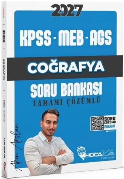 KPSS MEB-AGS Coğrafya Soru Bankası Çözümlü Hoca Kafası Yayınları Fenomen Fotokopi - YKS - KPSS - ALES